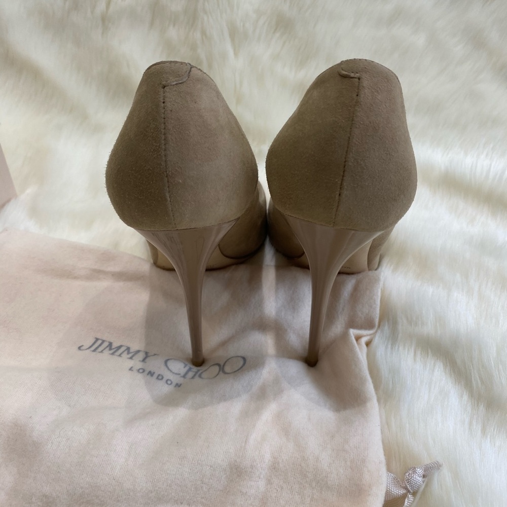 Jimmy Choo Anouk in Nude SZ 40 - Picture 6 of 8